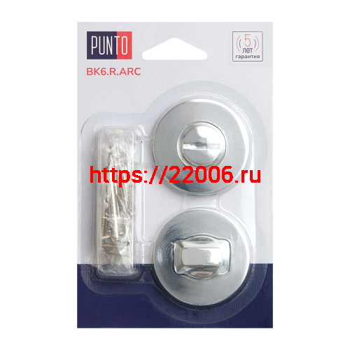 Ручка Punto (Пунто) поворотная BK6.R.ARC.R52 (BK6 ARC) CP-8 хром фото 2