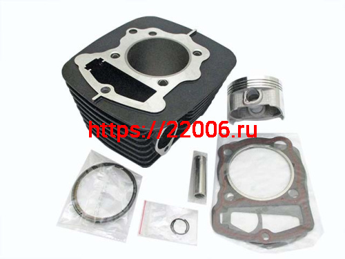 Цилиндро - поршневая группа СВ TTR250cc d-65.5 мм h-108мм pin-15 мм воздушное охлаждение черная Цилиндро - поршневая группа СВ TTR250cc d-65.5 мм h-108мм pin-15 мм воздушное охлаждение черная