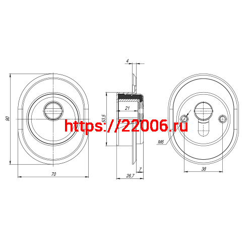 Броненакладка Fuaro (Фуаро) DEF.CRE-al/OV.9726 (DEF 9726-A) CP-8 хром фото 2 Броненакладка Fuaro (Фуаро) DEF.CRE-al/OV.9726 (DEF 9726-A) CP-8 хром фото 2