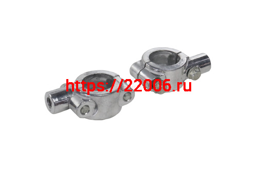 Кронштейны крепления зеркал М10 ХРОМ (алюминий)(ПАРА) Кронштейны крепления зеркал М10 ХРОМ (алюминий)(ПАРА)