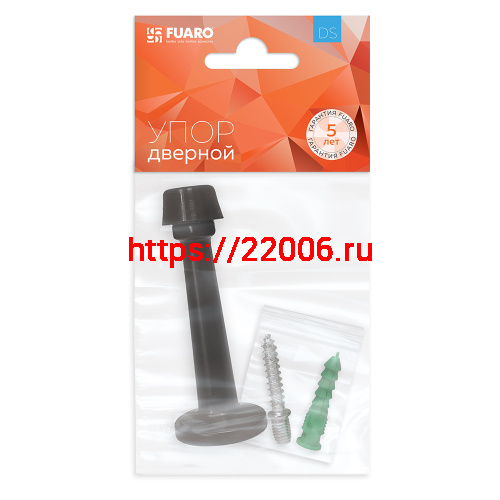 Упор Fuaro (Фуаро) дверной настенный STOPPER/15 (DS-15) BL-24 черный фото 2 Упор Fuaro (Фуаро) дверной настенный STOPPER/15 (DS-15) BL-24 черный фото 2