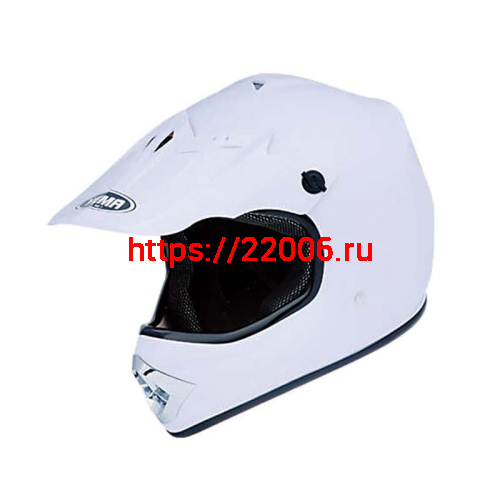 Мотошлем YM-210 KIDS белый  (М)