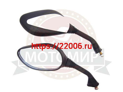 Зеркала (1040) d10 черно-серые