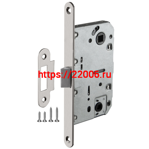 Защелка Ajax (Аякс) врезная PLASTLP96WC-50 SN мат.никель Защелка Ajax (Аякс) врезная PLASTLP96WC-50 SN мат.никель