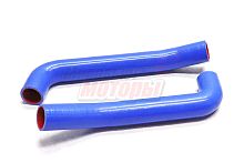 Патрубки радиатора ГАЗель Next силикон.,синие,армир.,комп.2шт. L470/425мм,d40мм. (HH0012)