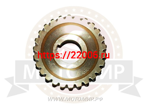 Шестерня червячного редуктора снегоуборочной л.с. машины 26 зуб. D22 фото 2 Шестерня червячного редуктора снегоуборочной л.с. машины 26 зуб. D22 фото 2