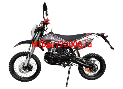 Питбайк X-MOTOS 125 17/14 BLACK (прибор. панель, светотехника) фото 2