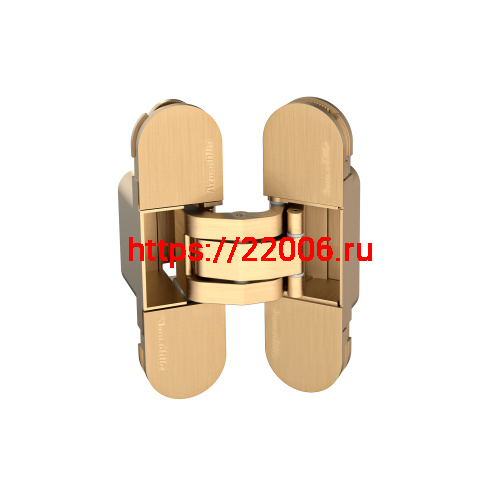 Петля Armadillo (Армадилло) скрытой установки U3D2000.TG FSG флор. золото Петля Armadillo (Армадилло) скрытой установки U3D2000.TG FSG флор. золото