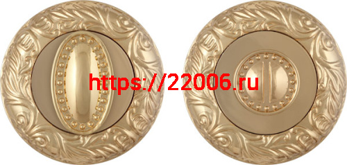 Ручка Fuaro (Фуаро) поворотная BK6.R.SM58 (BK6 SM) GOLD-24 золото24К Ручка Fuaro (Фуаро) поворотная BK6.R.SM58 (BK6 SM) GOLD-24 золото24К