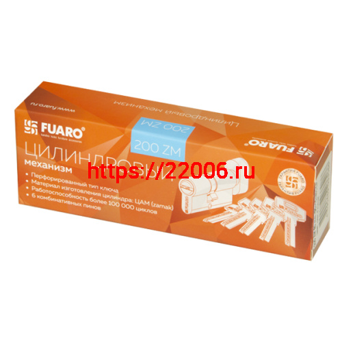Цилиндровый Fuaro (Фуаро) механизм (200 ZM/100) 2000ZMKnob100(45+10+45) CP хром 5Key с вертушкой фото 2 Цилиндровый Fuaro (Фуаро) механизм (200 ZM/100) 2000ZMKnob100(45+10+45) CP хром 5Key с вертушкой фото 2