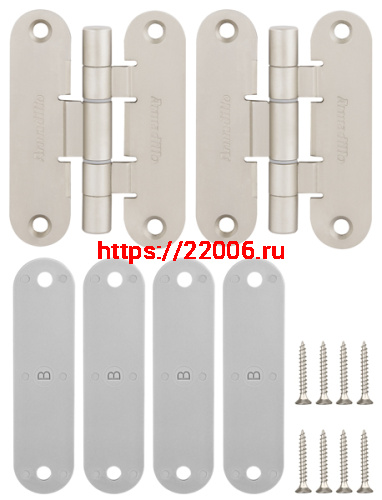 Петля Armadillo (Армадилло) универсальная OPTIMUM SN Мат. никель фото 3 Петля Armadillo (Армадилло) универсальная OPTIMUM SN Мат. никель фото 3