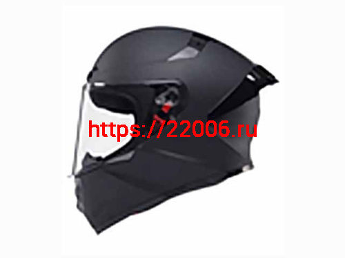 Мотошлем VIRTUE MD-821 закрытый черный матовый (S)