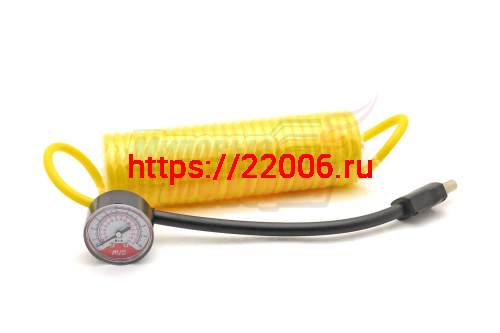 Шланг удлинитель универсальный для компрессора с манометром "AVS" (HS-01)