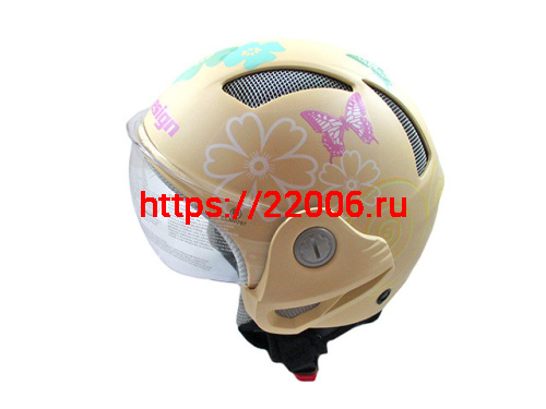 Мотошлем THH T-9 №2 matte cream/white orang  (M)