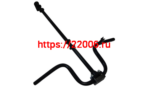 Руль Буран нового образца (регулируется) с колонкой в сб. (110300150+110300160) фото 2