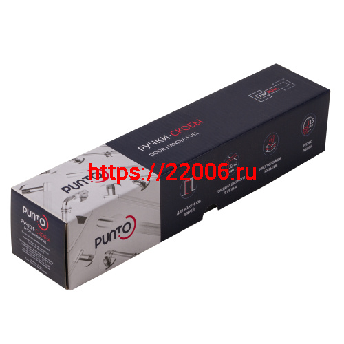 Ручка-скоба Punto (Пунто) PULL.ARC.TITAN BL-24 черный фото 3