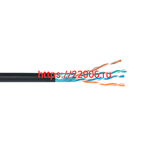 Кабель 4pr F/UTP-5e 24 AWG PE