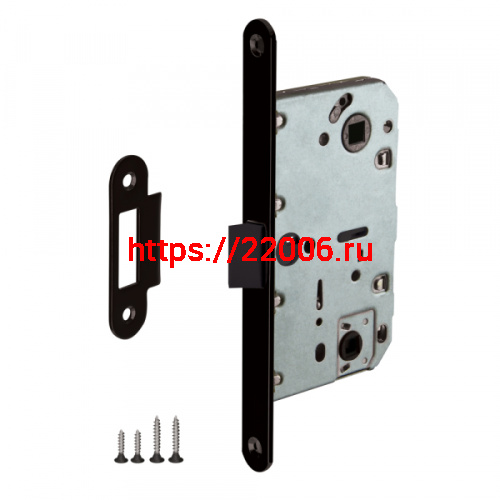 Защелка Punto (Пунто) врезная PL96WC-50 BL (черный)