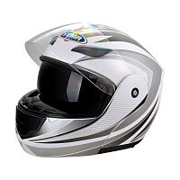 Мотошлем YM-921 белый (М) с визором