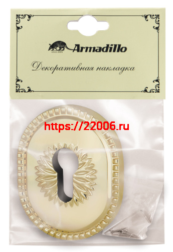 Декоративная накладка Armadillo (Армадилло) на цилиндр ET-DEC CL (ATC Protector 1) GP Золото фото 2 Декоративная накладка Armadillo (Армадилло) на цилиндр ET-DEC CL (ATC Protector 1) GP Золото фото 2