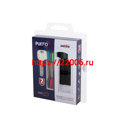 Цилиндровый Punto (Пунто) механизм MaxPro7002Knob52mm(21+10+21) SSG сатин.золото 7key с вертушкой фото 2