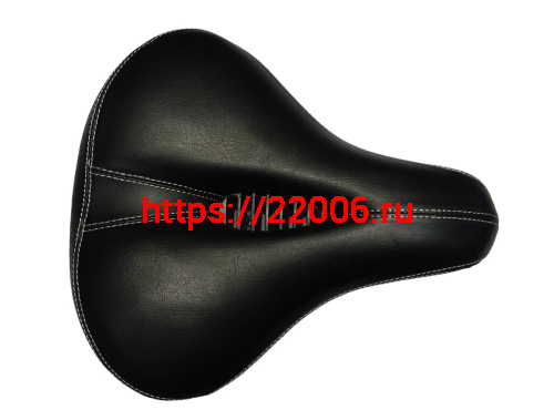 Сиденье вело простое на пружинах 265х235мм, Урал мяг.покр., с вентиляцией (EPSD-63) (вес 760г) фото 2