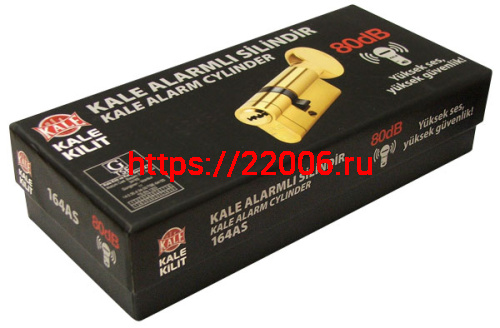 Цилиндровый Kale kilit (Кале килит) механизм со звуковой сигнализацией c вертушкой 164 AS/85 (35+10+40) mm латунь 5 кл. фото 2 Цилиндровый Kale kilit (Кале килит) механизм со звуковой сигнализацией c вертушкой 164 AS/85 (35+10+40) mm латунь 5 кл. фото 2