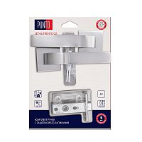 Комплект ручек Punto (Пунто) с защелкой без запирания LM/A SET45K.QS52.TRENTO/HD SN-3 матовый никель