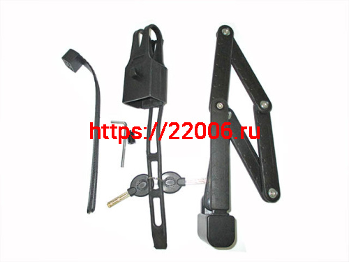 Велозамок складной сегментный (пластинчатый) с ключом Велозамок складной сегментный (пластинчатый) с ключом