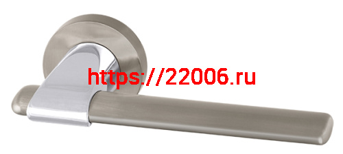 Ручка Armadillo (Армадилло) раздельная AJAX URB1 SN/CP-3 Мат никель/хром Ручка Armadillo (Армадилло) раздельная AJAX URB1 SN/CP-3 Мат никель/хром