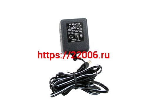 Блок питания для массажера 230в - 12v/200mA Блок питания для массажера 230в - 12v/200mA