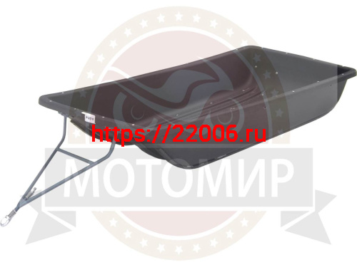 Сани волокуши снегоходные 1450 с накладками, демпфером (1500х710х260)