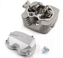 Головка цилиндра в сборе СG150 черная (клапана, рокера, распредвал, крышки)