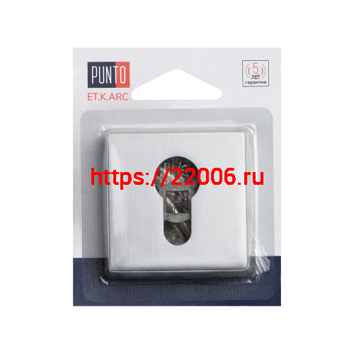 Накладка Punto (Пунто) под цилиндр ET.K.ARC.Q52 (ET ARC) SSC-16 сатин.хром фото 2 Накладка Punto (Пунто) под цилиндр ET.K.ARC.Q52 (ET ARC) SSC-16 сатин.хром фото 2