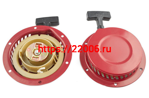 Стартер в сборе 160F, 168F, 168F-2, 170F/МБ-2М ( 2 кулачка, 8-1, красный) Стартер в сборе 160F, 168F, 168F-2, 170F/МБ-2М ( 2 кулачка, 8-1, красный)