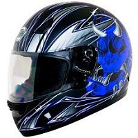 Мотошлем THH TS-38 №5  black/blue (M)