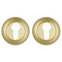 Накладка Punto (Пунто) под цилиндр ET.R.TL54 (ET TL) SG/GP-4 матовое золото/золото