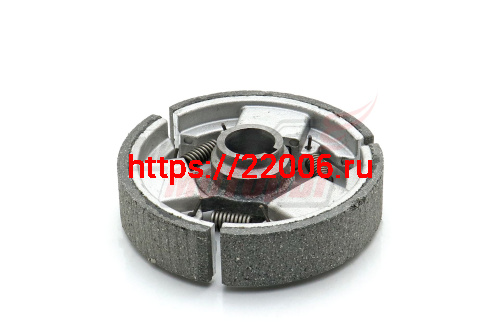 Сцепление центробежное (ТОЛЬКО КОЛОДКИ), двухручейковое, фрикционное, под ремень A-типа,под вал 20мм Сцепление центробежное (ТОЛЬКО КОЛОДКИ), двухручейковое, фрикционное, под ремень A-типа,под вал 20мм