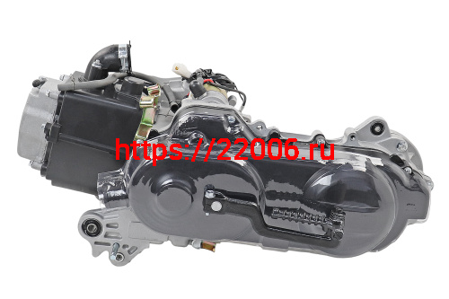 Двигатель 80см3 HX139QMB скутер, короткая ось (FT50QT-4A) короткий вариатор(40см) фото 3