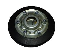 Каток Буран в сборе без подшипника (обод катка +2-е щеки + боты и гайки)