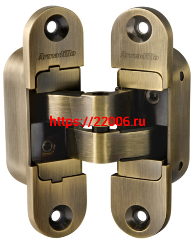 Петля Armadillo (Армадилло) скрытой установки U3D6200L AB левая (Architect 3D-ACH 60) бронза 60 кг Петля Armadillo (Армадилло) скрытой установки U3D6200L AB левая (Architect 3D-ACH 60) бронза 60 кг