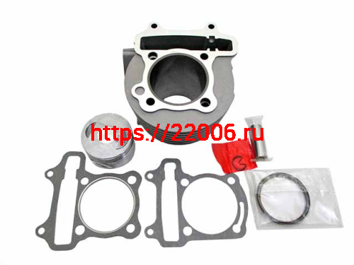 Цилиндро-поршневая группа 157QMJ 4Т d-57.4мм 150cc Цилиндро-поршневая группа 157QMJ 4Т d-57.4мм 150cc