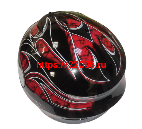 Шлем интеграл KIRIN K-22, черный, черн-крас матовый, черн-крас, размер XL фото 8 Шлем интеграл KIRIN K-22, черный, черн-крас матовый, черн-крас, размер XL фото 8