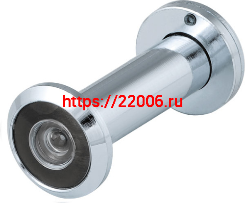 Глазок Fuaro (Фуаро) дверной, оптика пластик DV 3/90-55/S (VIEWER 3 DVS) CP хром Глазок Fuaro (Фуаро) дверной, оптика пластик DV 3/90-55/S (VIEWER 3 DVS) CP хром