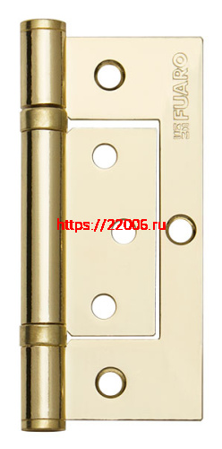 Петля Fuaro (Фуаро) универсальная без врезки IN4300W PB (300-2BB 100x2,5) латунь Петля Fuaro (Фуаро) универсальная без врезки IN4300W PB (300-2BB 100x2,5) латунь