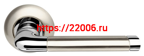 Ручка Armadillo (Армадилло) раздельная R.LD54.Stella (Stella LD28) SN/CP-3 матовый никель/хром TECH (кв. 8х140) Ручка Armadillo (Армадилло) раздельная R.LD54.Stella (Stella LD28) SN/CP-3 матовый никель/хром TECH (кв. 8х140)