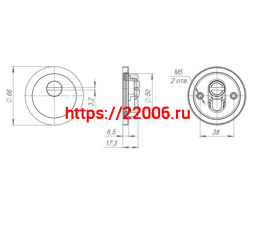 Накладка Fuaro (Фуаро) DEF.RLR/R-EXT.6617 BL-24 черный фото 3