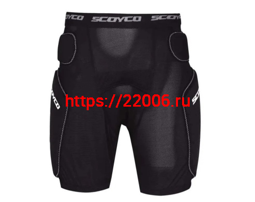 Шорты защитные мото SCOYCO PM01, черные, р-р 30, М, защитные вставки в ценных местах Шорты защитные мото SCOYCO PM01, черные, р-р 30, М, защитные вставки в ценных местах