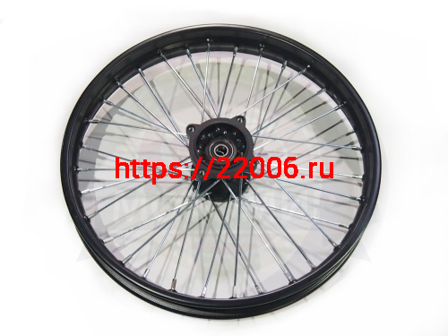 Обод 17" передний спицы,  диск. тормоз 1,6-17  (ПИТ-БАЙК) TTR125 в сборе, ось D15 мм