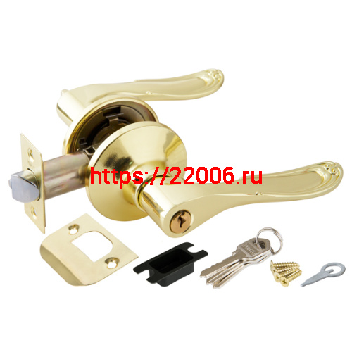 Ручка Punto (Пунто) защелка DK630 PB-ET (6030 PB-E) (кл./фик.) золото